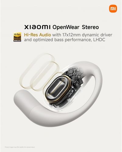 Căști wireless  Xiaomi - OpenWear Stereo, TWS, Cosmic Gray - 6