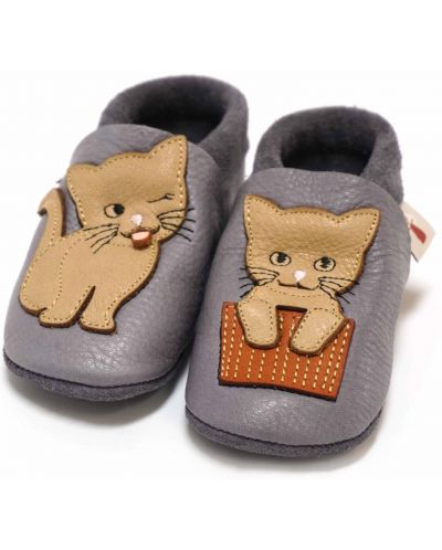 Pantofi pentru bebeluşi Baobaby - Classics, Cat's Kiss grey, mărimea L - 3