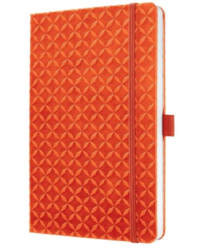 Carnețel cu coperta tare Sigel Jolie Format A5 - Pumpkin Orange, căptușite pagini - 2