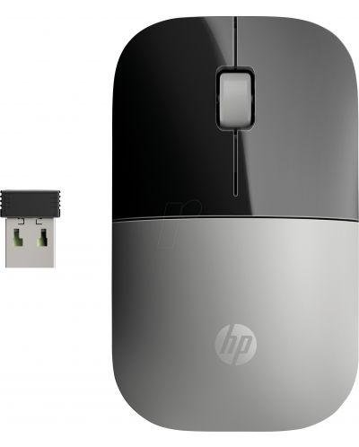 Mouse HP - Z3700, optic, wireless, argintiu/negru - 1