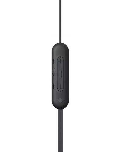 Casti wireless cu microfon Sony - WI-C100, negre - 3