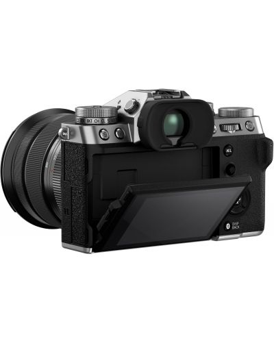 Aparat foto fără oglindă Fujifilm - X-T5, 16-80mm, Silver - 3