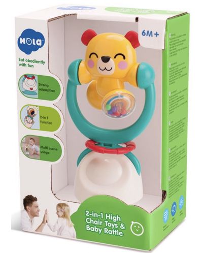 Jucărie activă pentru copii cu aspirator Hola Toys - Ursul acrobat - 2