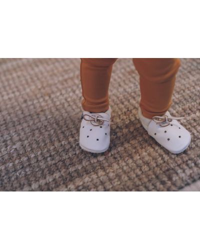 Pantofi pentru bebeluşi Baobaby - Sandals, Stars white, mărimea S - 4