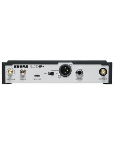 Sistem de microfon wireless Shure - GLXD124R+/85/SM58, negru - 5