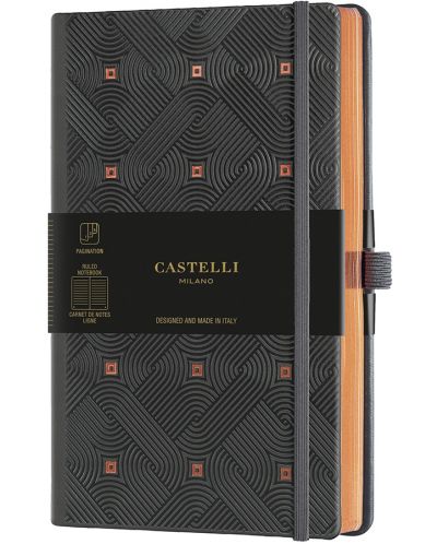Castelli Copper & Gold - Maya Copper, 13 x 21 cm, căptușit - 1