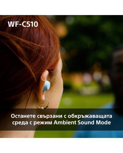 Căști wireless Sony - WF-C510, TWS, albastre - 9