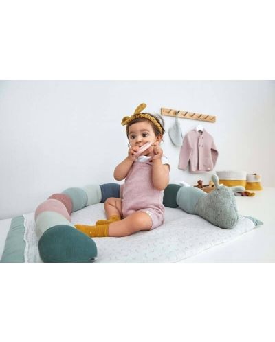 Salopeta pentru bebeluși Lassig - Cozy Knit Wear, 50-56 cm, 0-2 luni, roz - 5