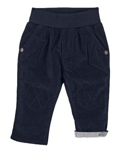 Pantaloni pentru bebelusi Sterntaler - Din catifea, 74 cm, 7-12 luni, albastru inchis - 1