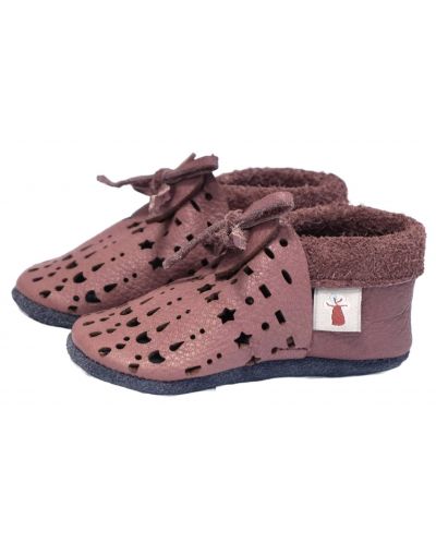 Pantofi pentru bebeluşi Baobaby - Sandals, Dots grapeshake, mărimea L	 - 4