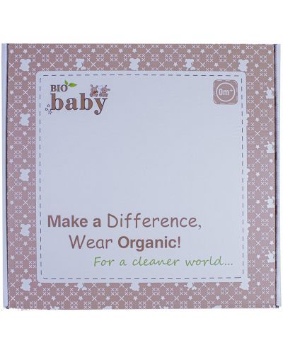 Prosop pentru copii cu urechi Bio Baby - Bumbac organic, cu vulpe, 80 x 80 cm, galben - 2