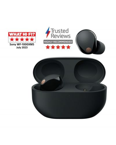 Căști wireless Sony - WF-1000XM5, TWS, ANC, negru | Ozone.ro