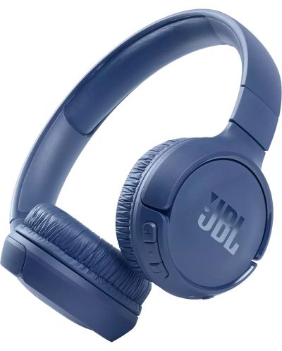 Casti wireless cu microfon JBL - Tune 510BT, albastre - 1