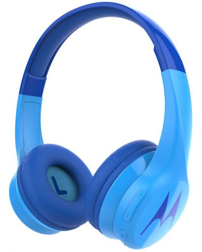 Casti wireless cu microfon Motorola - Squads 300, albastre - 1