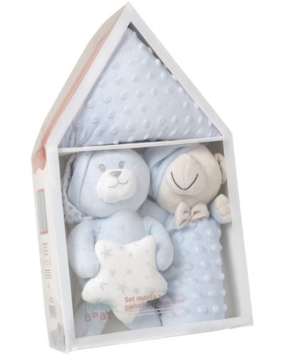 Set de dormit pentru bebeluși Interbaby - Blue House, 3 bucăți - 2