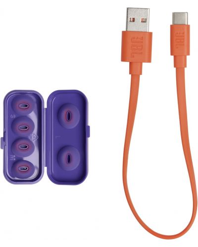 Căști wireless JBL - Tune Flex Ghost Edition, TWS, ANC, Purple Ghost - 3