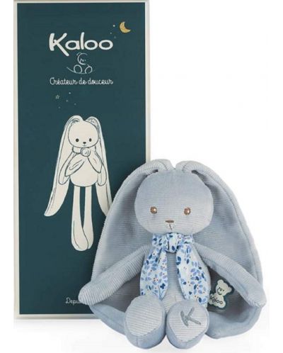 Jucărie de pluș pentru bebeluși Kaloo - Iepuraș, albastru - 3