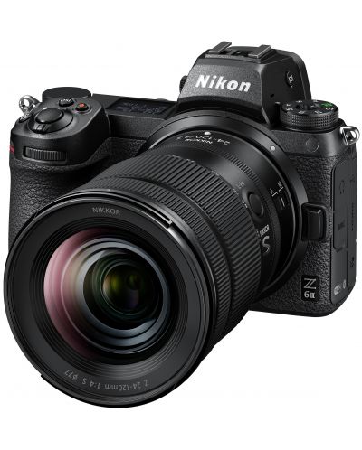 Aparat photo fără oglindă Nikon - Z6 II, Nikkor Z 24-120 mm, f/4S, negru - 1