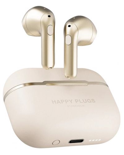 Căști wireless Happy Plugs - Hope, TWS, auriu - 3