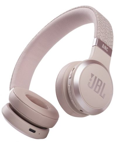 Căști fără fir cu microfon JBL - Live 460NC, ANC, roz - 1