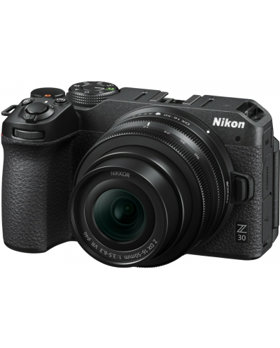 Aparat foto Mirrorless Nikon - Z30, Nikkor Z DX 16-50mm, Black - 1