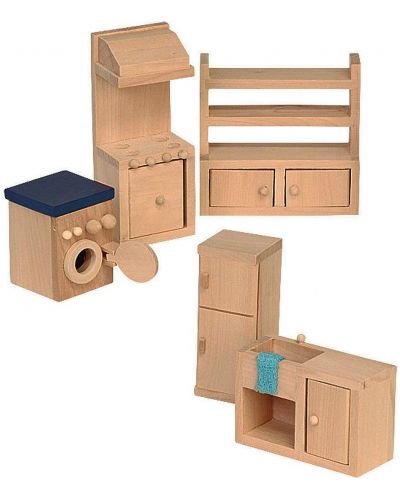 Set mini mobilier din lemn Beluga - Bucatarie - 1