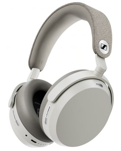 Căști wireless Sennheiser - Momentum 5, ANC, albe | Ozone.ro