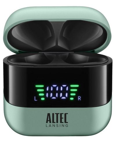 Căști wireless Altec Lansing - Club, TWS, negre/verzi - 4