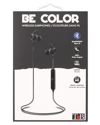 Casti wireless cu microfon TNB - Be color, negre - 3