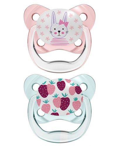 Suzeta pentru bebeluși  Dr. Brown's - PreVent, 0-6 luni, 2 buc., roz - 1