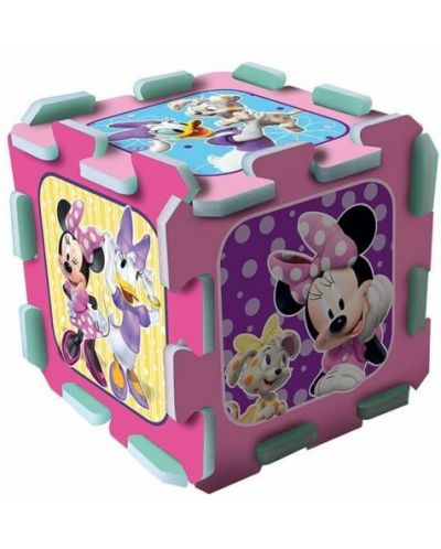 Puzzle de podea pentru bebelusi Trefl din 8 piese - Minnie Mouse si prietenii - 2