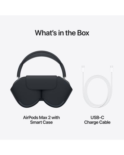 AirPods max ブラック Căști wireless Apple - AirPods Max 2, ANC, Negru Midnight | Ozone.ro