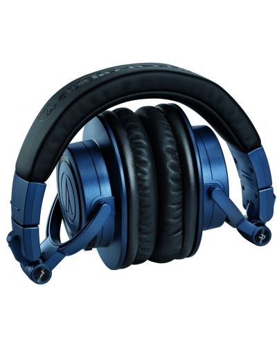 Căști wireless Audio-Technica - ATH-M50xBT2DS, neagră/albastră - 5