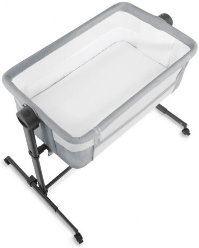 Pătuș pentru bebeluși  KinderKraft - Neste Up 2, Light Grey - 5