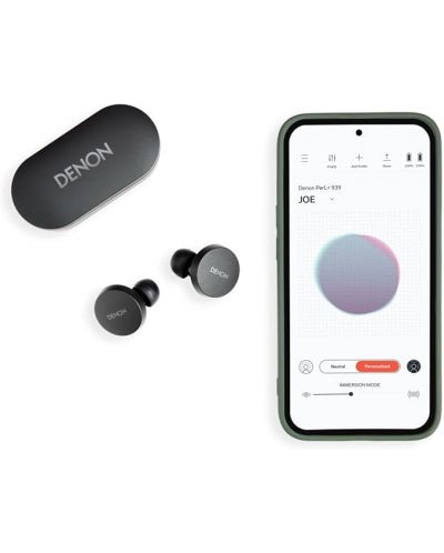 Căști fără fir Denon - PerL Pro, TWS, ANC, negru | Ozone.ro