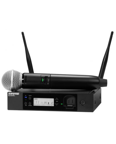 Sistem de microfon wireless Shure - GLXD24R+/SM58, negru - 1