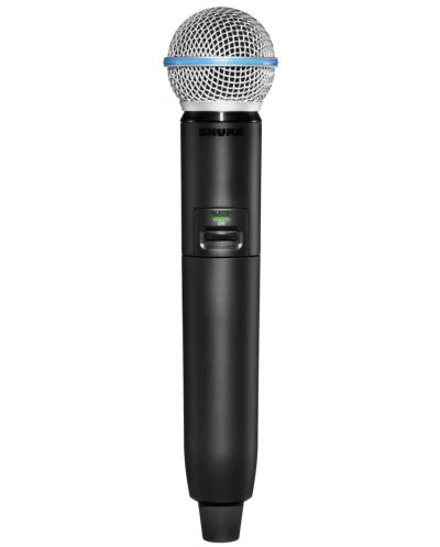 Sistem de microfon wireless Shure - GLXD24+/B58, negru - 3