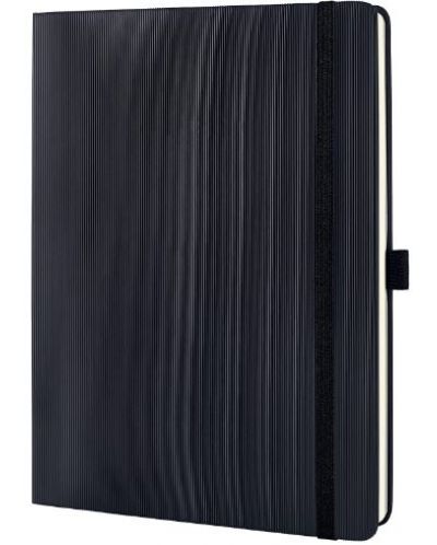 Carnețel cu coperta tare Sigel Conceptum format B5 – Negru, în pătrate - 2