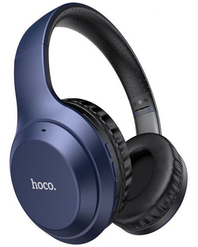 Căști wireless cu microfon Hoco - W30 Fun, albastru /negru - 1