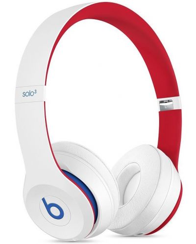 Casti wireless Beats by Dre - Beats Solo3 Club Collection, albe/rosii - 3
