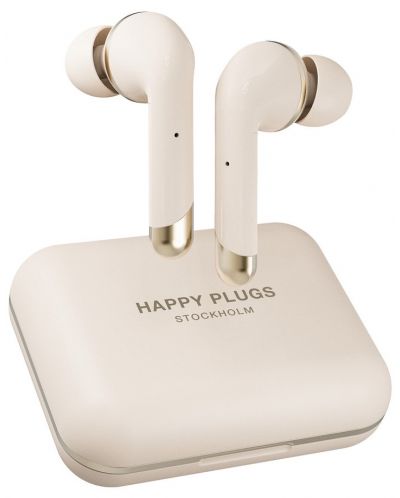 Căști fără fir Happy Plugs - Air 1 Plus, TWS, auriu - 1