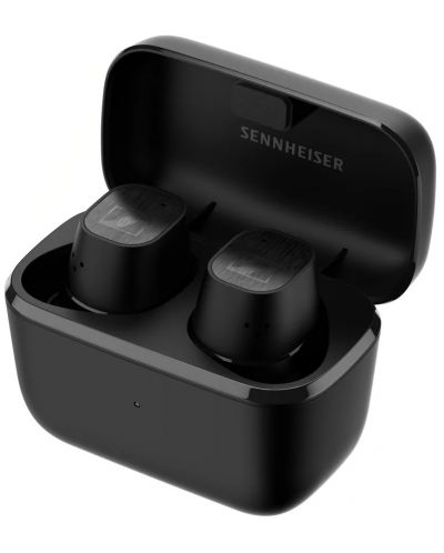 Casti wireless Sennheiser - CX Plus SE, TWS, ANC, negru - 1