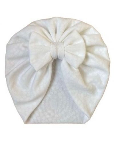 Pălărie turban pentru copii Kayra Baby - Alb - 1