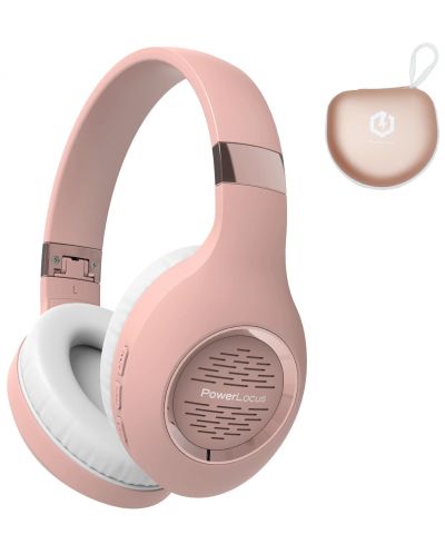 Căști wireless PowerLocus - P4 Plus, Rose Gold - 6