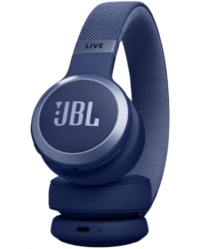 Căști wireless JBL - Live 670NC, ANC, albastre - 2