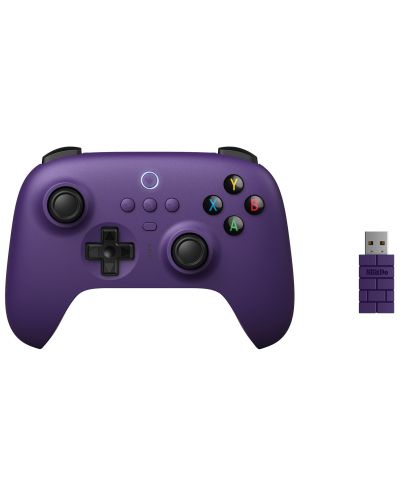 Controller wireless 8BitDo - Ultimate 2.4G, Hall Effect Edition, Controller wireless, violet (PC) - 3