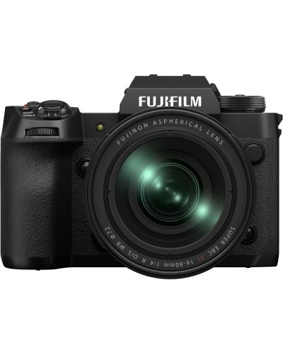 Aparat foto fără oglindă Fujifilm - X-H2, 16-80mm, Black - 1