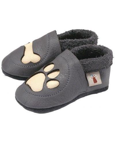 Pantofi pentru bebeluşi Baobaby - Classics, Paw grey, mărimea XL - 2