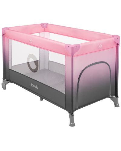 Pătuț pliabil pentru bebeluși Lionelo - Stefi, roz - 1