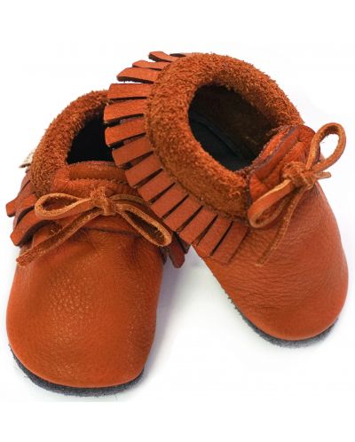 Pantofi pentru bebeluşi Baobaby - Moccasins, Hazelnut, mărimea 2XS - 2